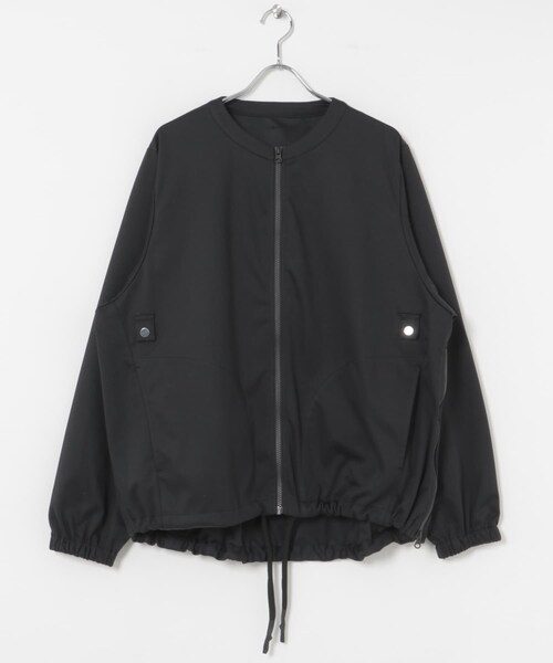 URBAN RESEARCH（アーバンリサーチ）の「UNTRACE　ジッパーカーディガン（ブルゾン・メンズ・DARK NAVY/BLACK/CHARCOAL・1/2）」の7枚目の写真