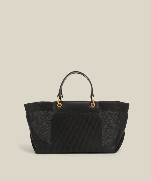 ROPE'(ロペ)の「チュールメッシュ2WAYミニバッグ(ハンドバッグ・レディース・ブラック/オリーブ・F)」の9枚目の写真