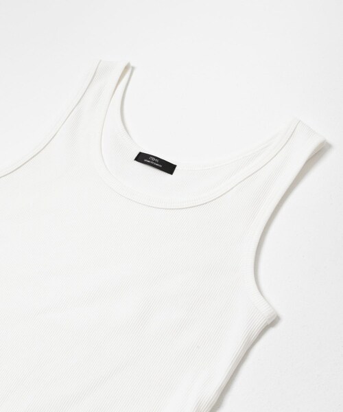 ITEMS URBANRESEARCH（アイテムズ アーバンリサーチ）の「ribタンクトップ（タンクトップ・レディース・BLK/OFF/CML/BEG・Free）」の7枚目の写真