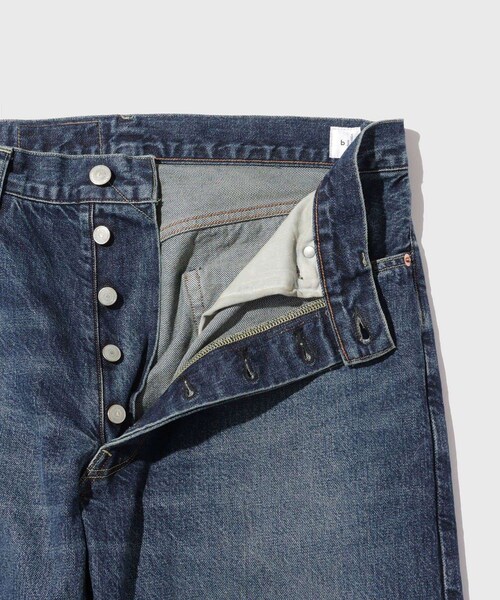 ADAM ET ROPE'(アダムエロペ)の「【blurhmsROOTSTOCK/ブラームスルーツストック】13.5oz Denim Pants Classic USED(デニムパンツ・メンズ・ブルー系・2/3/4)」の7枚目の写真