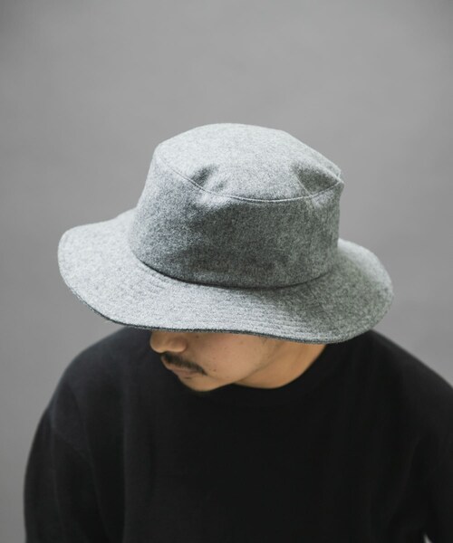 URBAN RESEARCH(アーバンリサーチ)の「『別注』KIJIMA TAKAYUKI×URBAN RESEARCH ウールフランネルハット(ハット・メンズ・40 NAVY/01 BLACK/04 GRAY・2)」の11枚目の写真