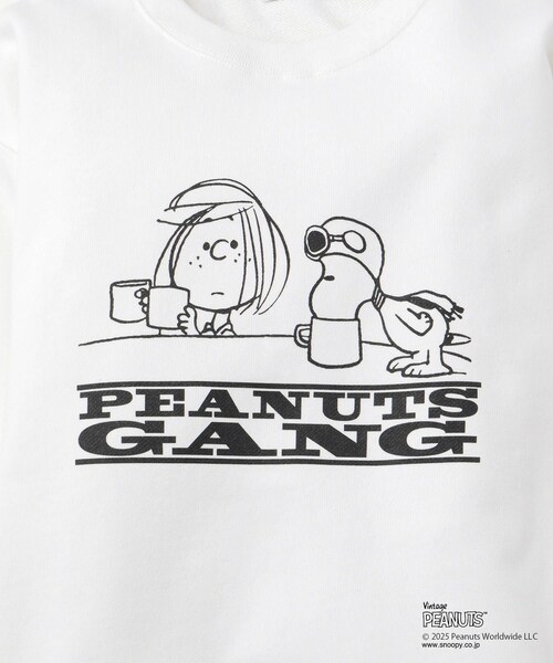 Saturdays NYC(サタデーズ ニューヨークシティ )の「PEANUTS x Saturdays NYC Gang Crew Sweatshirt(スウェット・レディース・ホワイト・L/M/XL)」の6枚目の写真