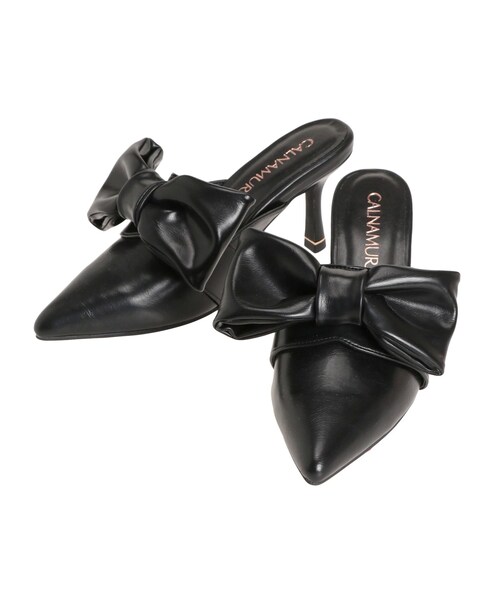 ビッグリボンクリップミュール BIG RIBBON CLIP MULE/ビッグリボンクリップミュール[品番