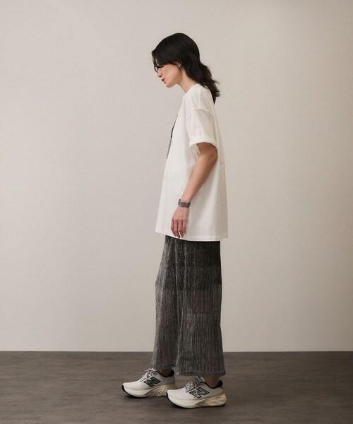 ADAM ET ROPE'（アダムエロペ）の「シアーラメスカート［ストレッチ］（スカート・レディース・ゴールド/シルバー・F）」の19枚目の写真