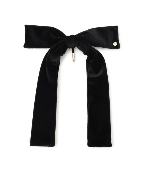 VIS（ビス）の「ベロアリボンヘアカフ（バレッタ/ヘアクリップ・レディース・ブラック/ダークブラウン・F）」の5枚目の写真