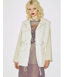 jouetie | ステッチツイルオーバーベスト(ベスト)