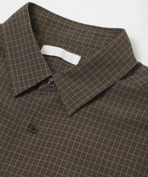 SENSE OF PLACE by URBAN RESEARCH（センスオブプレイスバイアーバンリサーチ）の「マイクロチェックエクストラルーズショートスリーブシャツ（シャツ/ブラウス・メンズ・BLACK/BROWN/GREEN/NAVY/WHITE・M/L）」の11枚目の写真