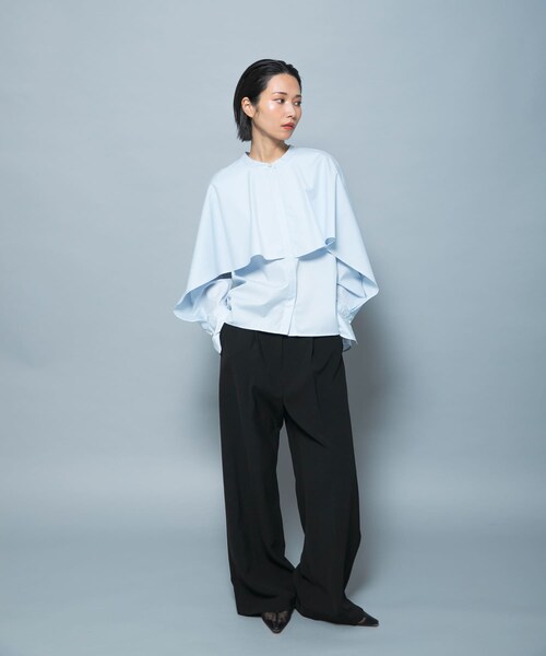 URBAN RESEARCH ROSSO（アーバンリサーチロッソ）の「CHIGNON　ベルト付きワイドパンツ（その他パンツ・レディース・BLACK・36/38）」の5枚目の写真