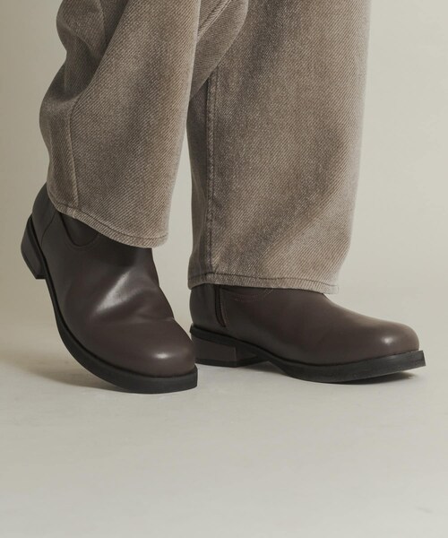 SENSE OF PLACE by URBAN RESEARCH（センスオブプレイスバイアーバンリサーチ）の「ラウンドトゥサイドジップブーツ（ブーツ・メンズ・BLACK/BROWN・26.5/27.5）」の16枚目の写真