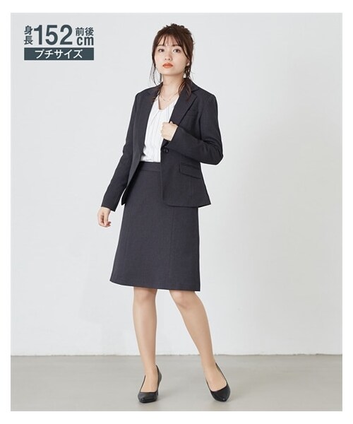 nissen（ニッセン）の「小さいサイズ 【レディーススーツ】ウール調