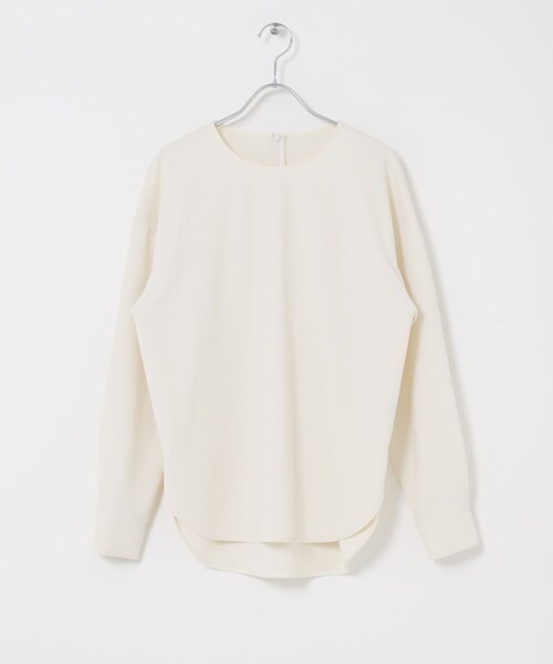 URBAN RESEARCH ROSSO（アーバンリサーチロッソ）の「ストレッチジョーゼットプルオーバー（シャツ/ブラウス・レディース・OFF/MOCHA/BLACK・Free）」の12枚目の写真