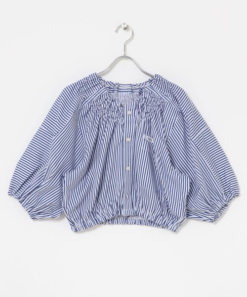 THE GOODLAND MARKET（ザグッドランドマーケット）の「77circa　make shirring neck shirt（シャツ/ブラウス・レディース・stripe 1/stripe 2/stripe 3/stripe 4/stripe 5/stripe 6/stripe 7/stripe 8・One）」の16枚目の写真