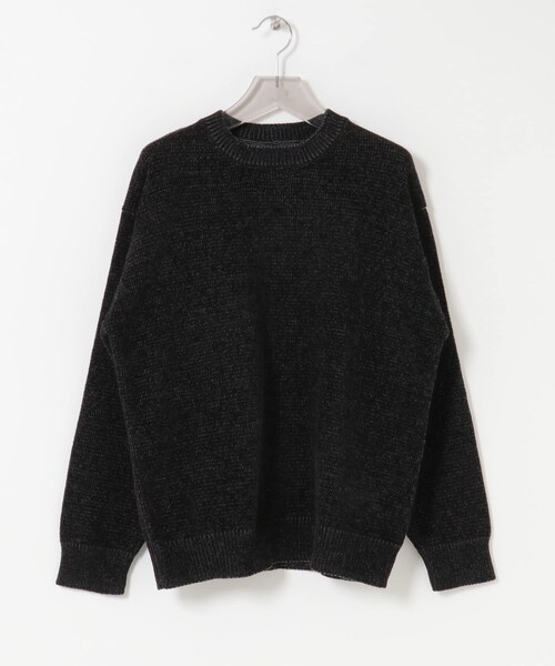 URBAN RESEARCH（アーバンリサーチ）の「ローゲージモールニット（ニット/セーター・メンズ・WHITE/GREEN/NAVY/BLACK・M/L）」の21枚目の写真