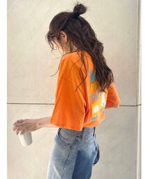 Ungrid | PIZZAロゴルーズTee(Tシャツ/カットソー)