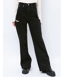 EVRIS | サイドスラッシュフレアデニムパンツ(デニムパンツ)