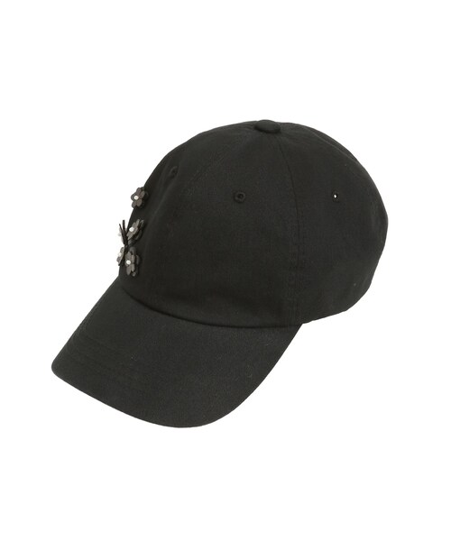 LAGUNAMOON（ラグナムーン）の「【DELIGENCE PARLOURコラボ】3Dフラワーキャップ（キャップ・レディース・ブラック・F）」の2枚目の写真