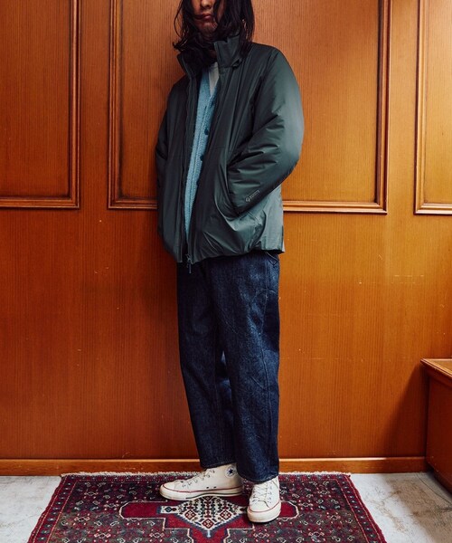 ADAM ET ROPE'（アダムエロペ）の「【GOLDWIN/ゴールドウィン】WINDSTOPPER BY GORE-TEX LABS Puffy Jacket（ダウンジャケット/コート・メンズ・ブラック/ダークブラウン/グリーン・1/2/3/4）」の20枚目の写真