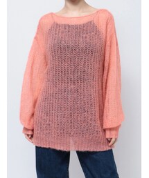 Ungrid | アルパカ混透かし編みニット(ニット/セーター)
