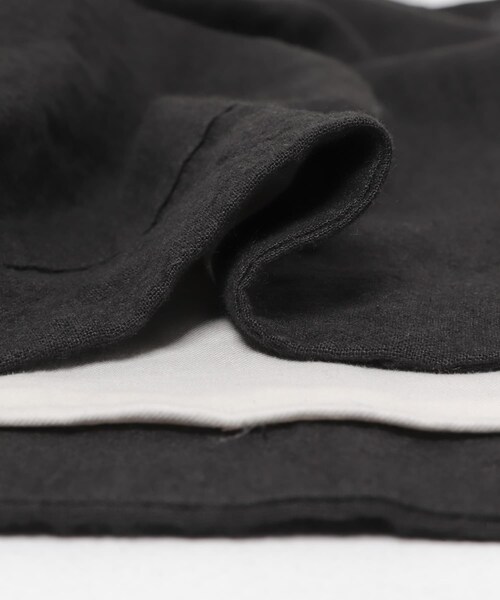 かぐれ(カグレ)の「リネンラミーノーカラージャケット(ノーカラージャケット・レディース・CHARCOAL/BLACK・Free)」の21枚目の写真