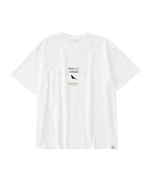 bonjour records(ボンジュールレコーズ)の「POET MEETS DUBWISE/ポエトミーツダブワイズ HOPE T-shirt(Tシャツ/カットソー・レディース・スミクロ/ホワイト・L/M/XL)」の9枚目の写真