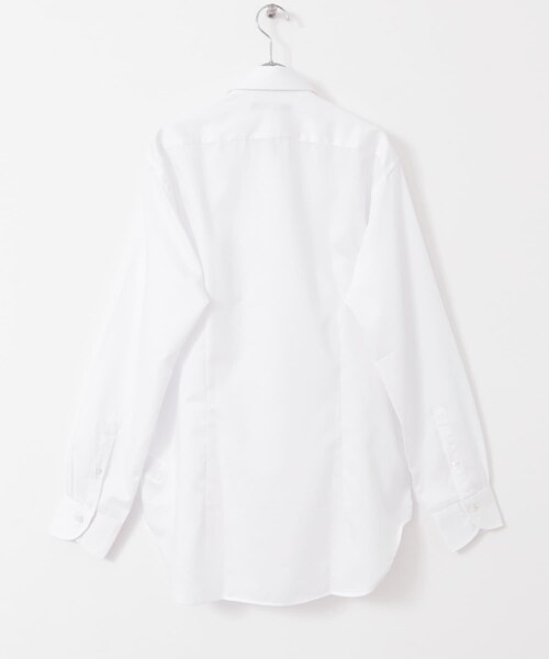 URBAN RESEARCH DOORS（アーバンリサーチドアーズ）の「『イージーケア』LIFE STYLE TAILOR　セミワイドツイル無地シャツ（シャツ/ブラウス・メンズ・WHITE・37/39/41/43）」の5枚目の写真