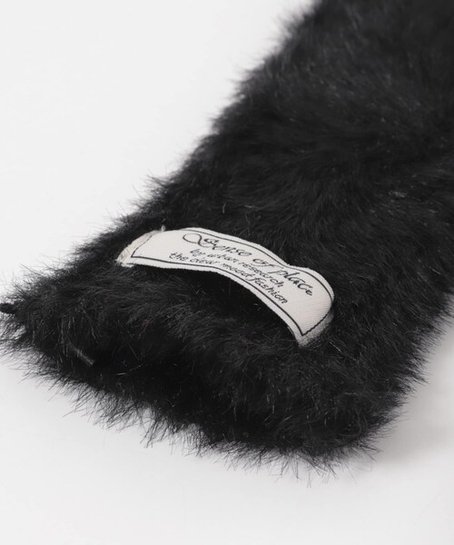 SENSE OF PLACE by URBAN RESEARCH(センスオブプレイスバイアーバンリサーチ)の「シャギーニットグローブ(ベルト・レディース・OFF WHITE/BLACK/YELLOW・one)」の16枚目の写真