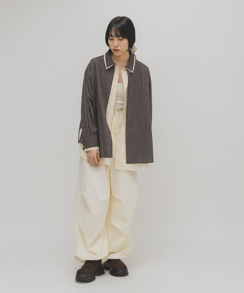 KBF（ケイビーエフ）の「2WAYワイドカーゴパンツ（その他パンツ・レディース・BROWN/IVORY/KHAKI・one）」の16枚目の写真