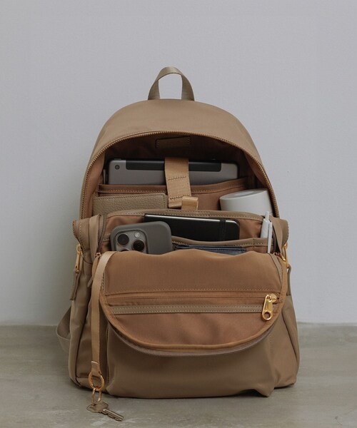 ROPE'(ロペ)の「【E'POR】【撥水】 Pac Sac Mini(パックサック ミニ)【26SS/新型】/一部WEB限定(バックパック/リュック・レディース・ブラック/グレー/ダークブラウン/ベージュ・F)」の11枚目の写真