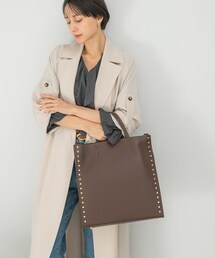 URBAN RESEARCH ROSSO（アーバンリサーチロッソ）の「AULENTTI　スタッズスクエアバッグ（ハンドバッグ）」