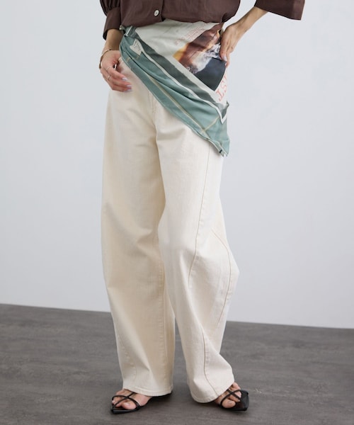 ADAM ET ROPE'（アダムエロペ）の「【J'aDoRe・店舗限定】【LY（エルワイ）】Postcard scarf（バンダナ/スカーフ・レディース・ターコイズ/その他・F）」の6枚目の写真