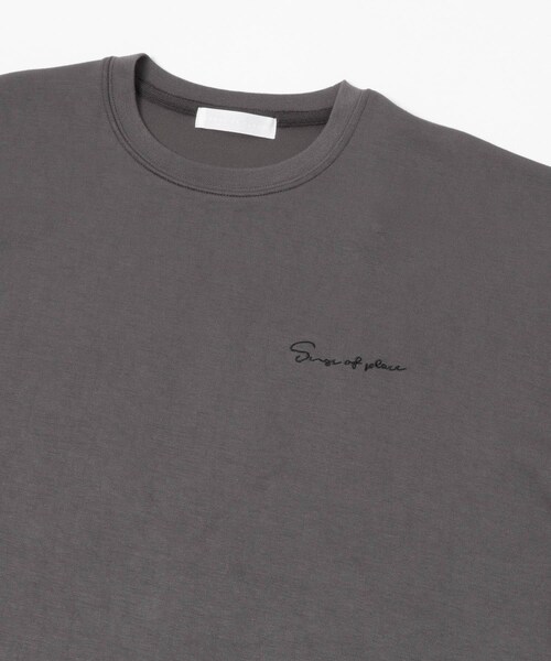 SENSE OF PLACE by URBAN RESEARCH（センスオブプレイスバイアーバンリサーチ）の「『一部WEB限定カラー』シシュウダンボールポンチショートスリーブTシャツ（Tシャツ/カットソー・メンズ・WHT×BLK/BLK×WHT/CHA×BLK/GRE×BLK/GRN×WHT/BRN×BLK/YEL×WHT・M/L）」の20枚目の写真