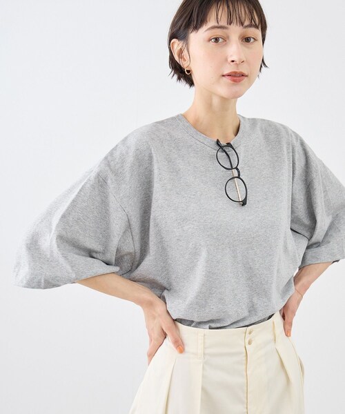 ROPE' PICNIC（ロペピクニック）の「【一部店舗限定】【Hanes × DODO JEAN】ビッグTシャツby THE DODO JEAN（Tシャツ/カットソー・レディース・ブラック/チャコール/ホワイト・F）」の14枚目の写真