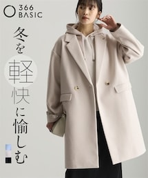 nissen | ＜大きいサイズ＞ 軽やかフェイクウールチェスターコート(ジャケット/アウター)