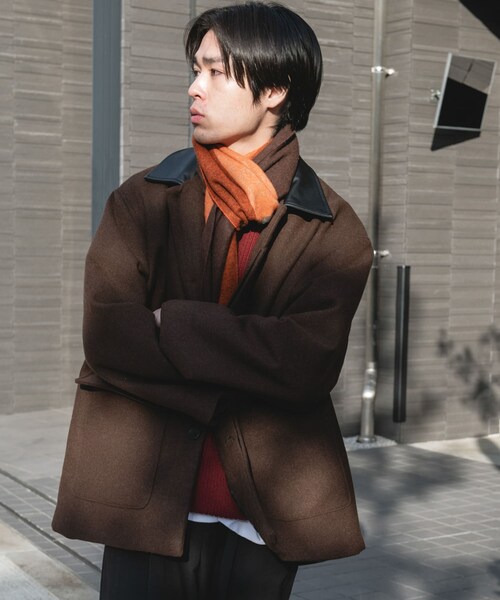 URBAN RESEARCH DOORS(アーバンリサーチドアーズ)の「ウールブレンドカバーオール(カバーオール・メンズ・CHECK/BROWN/BLACK・M/L)」の18枚目の写真
