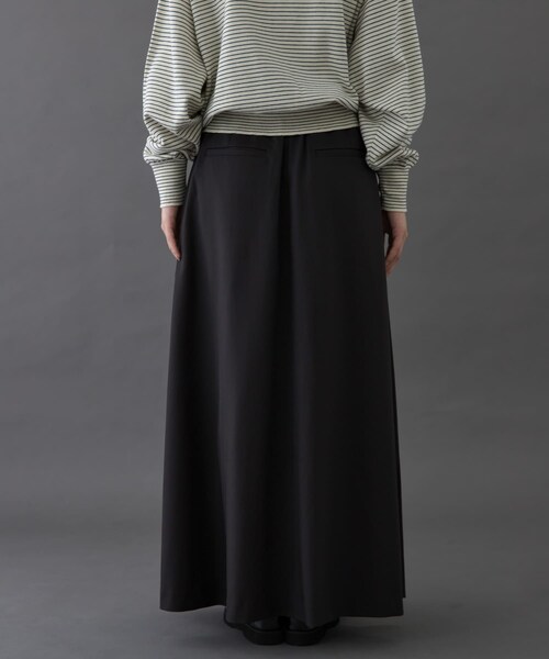 URBAN RESEARCH DOORS（アーバンリサーチドアーズ）の「FORK&SPOON　バックゴムフレアスカート（スカート・レディース・CHARCOAL/TAUPE・1/2）」の4枚目の写真