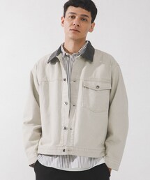 URBAN RESEARCH Sonny Label | ウォッシュドツイル襟切替ジャケット(ブルゾン)