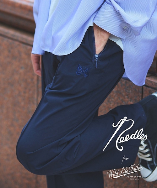 ADAM ET ROPE'（アダムエロペ）の「《別注》【Needles/ニードルズ】Track Pants - Poly Ripstop（その他パンツ・メンズ・グレー/ネイビー・L/M/S/XS）」の21枚目の写真