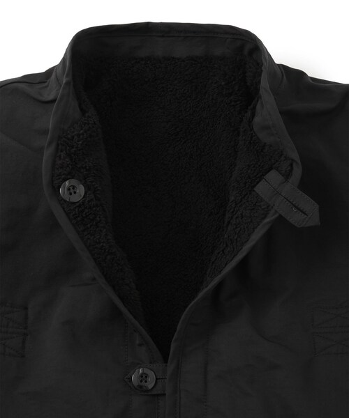 JUNRED(ジュンレッド)の「【 ARMY TWILL / アーミーツイル 】Cotton Nylon Reversible Jacket(ノーカラージャケット・メンズ・ブラック/オフホワイト/カーキ/ネイビー・L/M)」の10枚目の写真