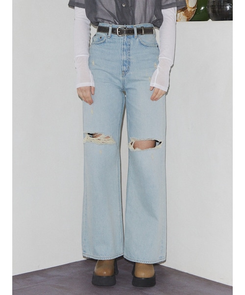 EMODA（エモダ）の「【VEQUM】RIM WIDE JEANS（その他）」 - WEAR