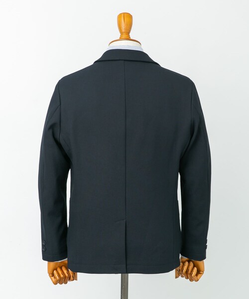 URBAN RESEARCH DOORS（アーバンリサーチドアーズ）の「LIFE STYLE TAILOR　マイクロバスケットストレッチジャケット（テーラードジャケット・メンズ・NAVY/BROWN・S/M/L/XL）」の12枚目の写真