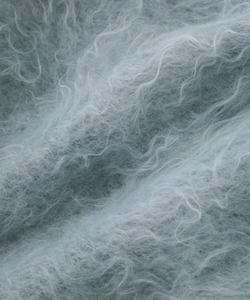 ADAM ET ROPE'（アダムエロペ）の「【公式サイト限定】【THROW（スロー）】Tekla_shaggy snood（ストール/ショール・レディース・ベージュ系/ブルー系・F）」の15枚目の写真