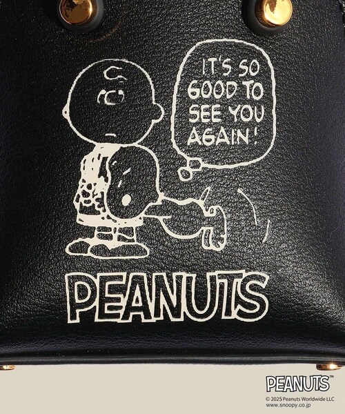 ROPE'（ロペ）の「【WEB限定/一部店舗限定】【E'POR×PEANUTS】別注 Y BAG Pico（ハンドバッグ・レディース・ブラック/オフホワイト/レッド・F）」の18枚目の写真