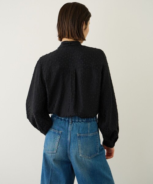 ROPE'（ロペ）の「2WAYドットジャガードボウタイブラウス/イージーケア（シャツ/ブラウス・レディース・ブラック/オフホワイト・F）」の22枚目の写真