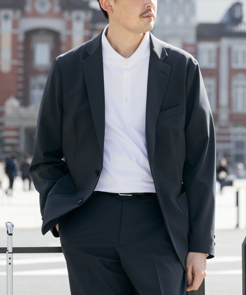 URBAN RESEARCH DOORS(アーバンリサーチドアーズ)の「『イージーケア』LIFE STYLE TAILOR 4WAYストレッチコンフォータブルジャケット(その他アウター・メンズ・KHAKI/NAVY/GRAY・S/M/L/XL)」の8枚目の写真