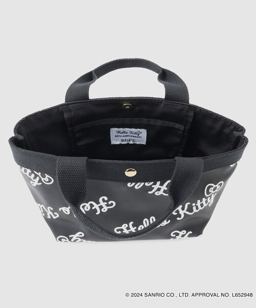 ROPE'（ロペ）の「【一部店舗限定】HELLO KITTY トートバックMedium（トートバッグ・レディース・ブラック/ホワイト・F）」の17枚目の写真
