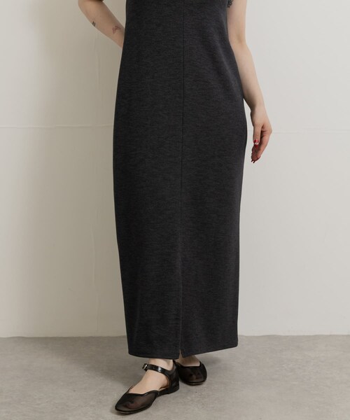 THE GOODLAND MARKET（ザグッドランドマーケット）の「&her　Boucle Cup Onepiece（ワンピース・レディース・BLACK/BEIGE/NAVY・one）」の5枚目の写真