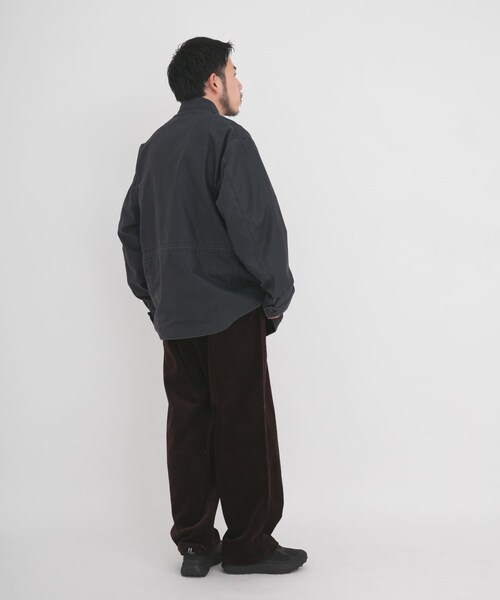 EKAL（エカル）の「nonnative　TROOPER JKT COTTON BACK SATIN VW WITH WINDSTOPPER（ブルゾン・メンズ・BLACK/OLIVE/NAVY・2/3）」の9枚目の写真
