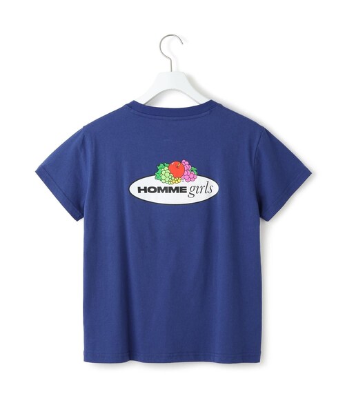 ADAM ET ROPE'(アダムエロペ)の「【HOMME girls×FRUIT OF THE LOOM】Classic Tee(Tシャツ/カットソー・レディース・ネイビー・S)」の2枚目の写真