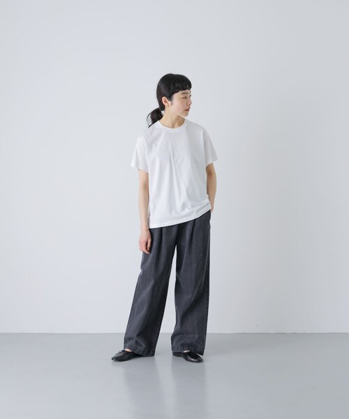 かぐれ(カグレ)の「STUDIO NICHOLSON MARINE(Tシャツ/カットソー・レディース・OFF WHITE/GREY MARL/D NAVY・10)」の8枚目の写真