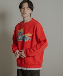 SENSE OF PLACE by URBAN RESEARCH | Dog graphic crew-neck Sweat(スウェット)